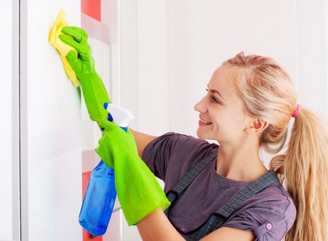 Professional carpet cleaners working in an Eel Pie Island home